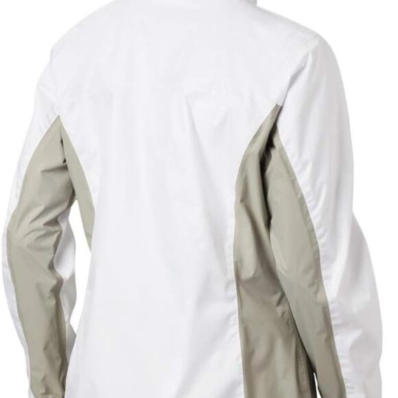Columbia Women's Arcadia Ii Jacket S Color: White/Flint Grey - Picture 3 of 6